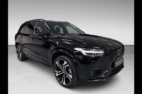 Volvo XC90 2.0 T8 Recharge R-DESIGN 7P BLACK-LINE 22'' L-RANGE LEDER/H-UP/M+KOELING-STOELEN/360CAM/ADAPT-CRUISE///