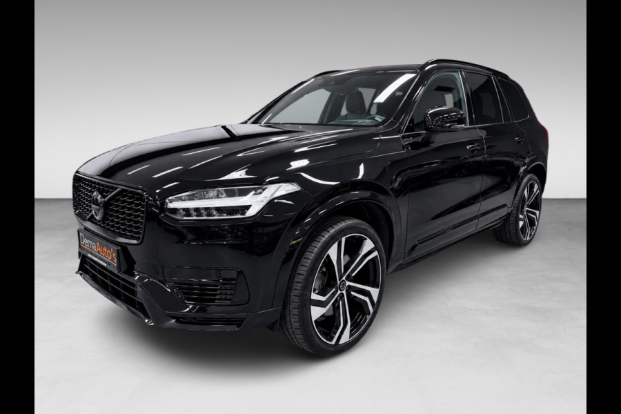 Volvo XC90 2.0 T8 Recharge R-DESIGN 7P BLACK-LINE 22'' L-RANGE LEDER/H-UP/M+KOELING-STOELEN/360CAM/ADAPT-CRUISE///