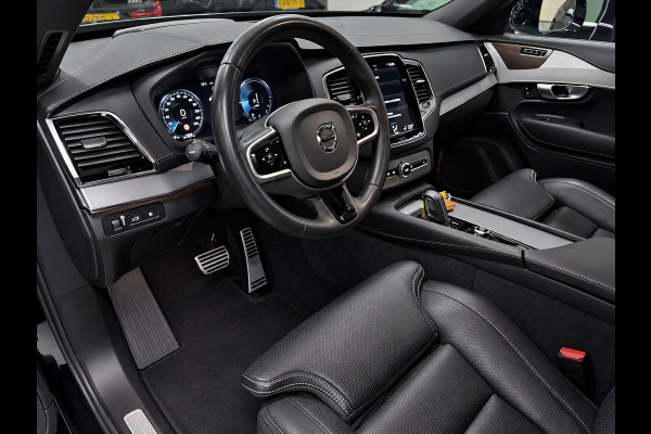 Volvo XC90 2.0 T8 Recharge R-DESIGN 7P BLACK-LINE 22'' L-RANGE LEDER/H-UP/M+KOELING-STOELEN/360CAM/ADAPT-CRUISE///