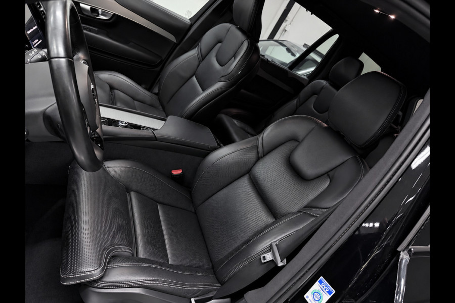 Volvo XC90 2.0 T8 Recharge R-DESIGN 7P BLACK-LINE 22'' L-RANGE LEDER/H-UP/M+KOELING-STOELEN/360CAM/ADAPT-CRUISE///