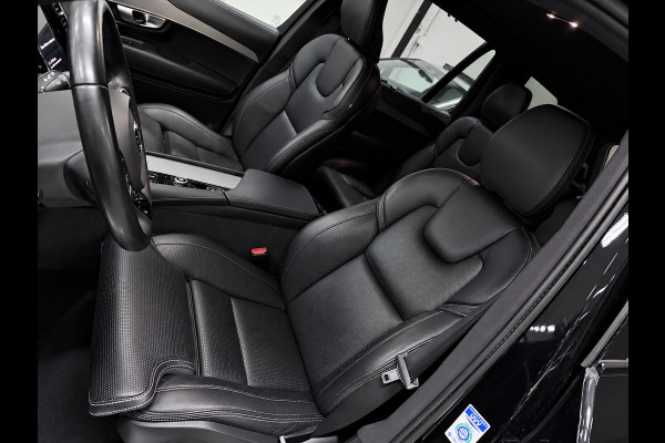 Volvo XC90 2.0 T8 Recharge R-DESIGN 7P BLACK-LINE 22'' L-RANGE LEDER/H-UP/M+KOELING-STOELEN/360CAM/ADAPT-CRUISE///