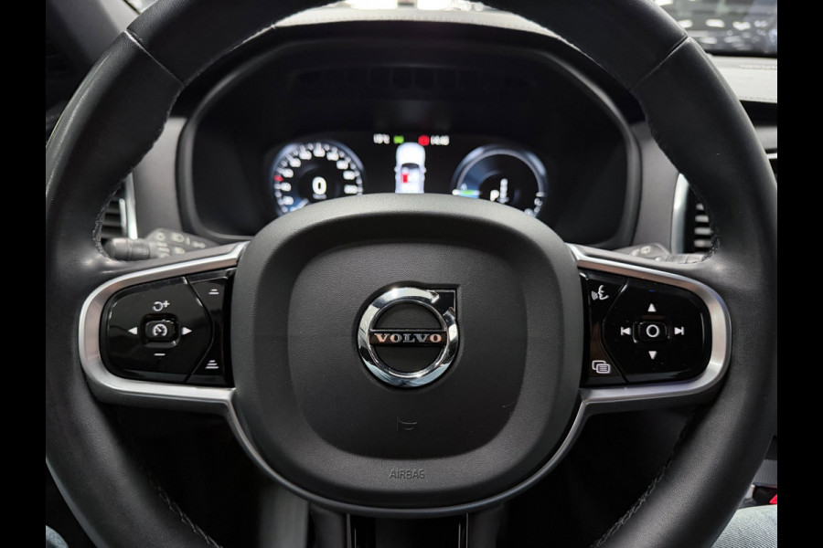 Volvo XC90 2.0 T8 Recharge R-DESIGN 7P BLACK-LINE 22'' L-RANGE LEDER/H-UP/M+KOELING-STOELEN/360CAM/ADAPT-CRUISE///