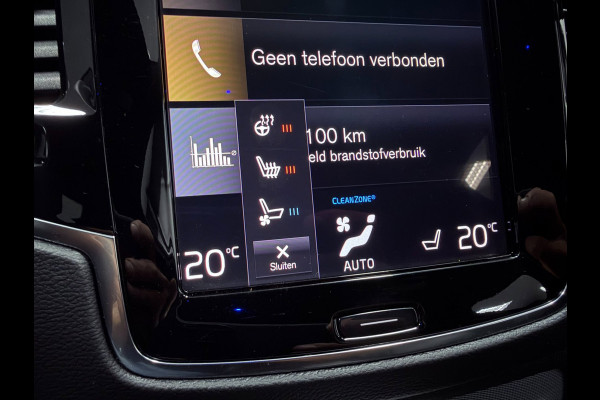 Volvo XC90 2.0 T8 Recharge R-DESIGN 7P BLACK-LINE 22'' L-RANGE LEDER/H-UP/M+KOELING-STOELEN/360CAM/ADAPT-CRUISE///