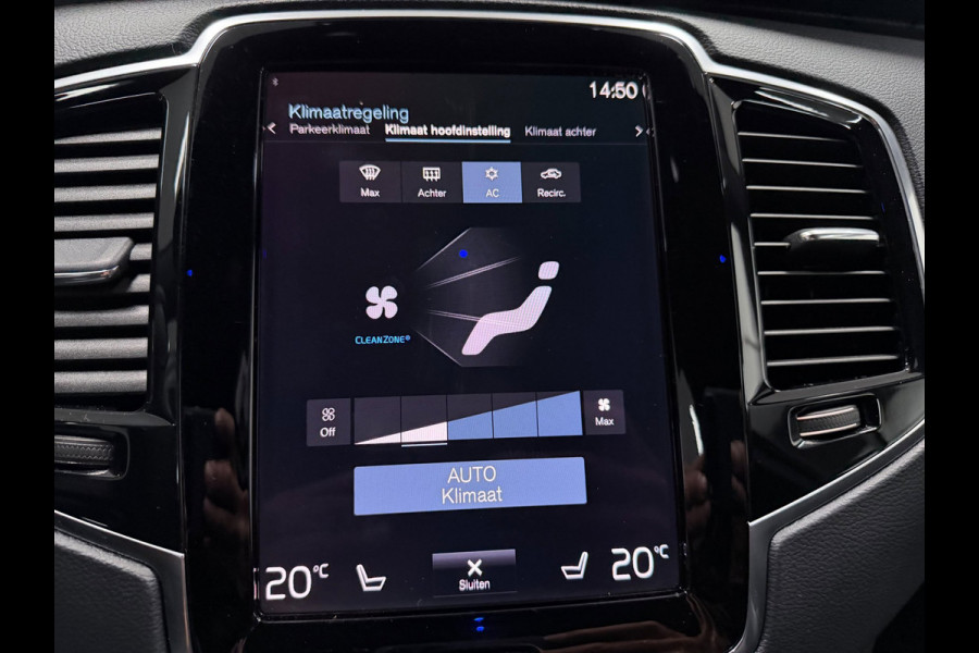 Volvo XC90 2.0 T8 Recharge R-DESIGN 7P BLACK-LINE 22'' L-RANGE LEDER/H-UP/M+KOELING-STOELEN/360CAM/ADAPT-CRUISE///