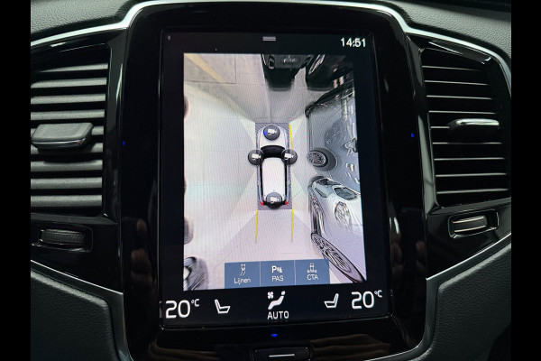 Volvo XC90 2.0 T8 Recharge R-DESIGN 7P BLACK-LINE 22'' L-RANGE LEDER/H-UP/M+KOELING-STOELEN/360CAM/ADAPT-CRUISE///