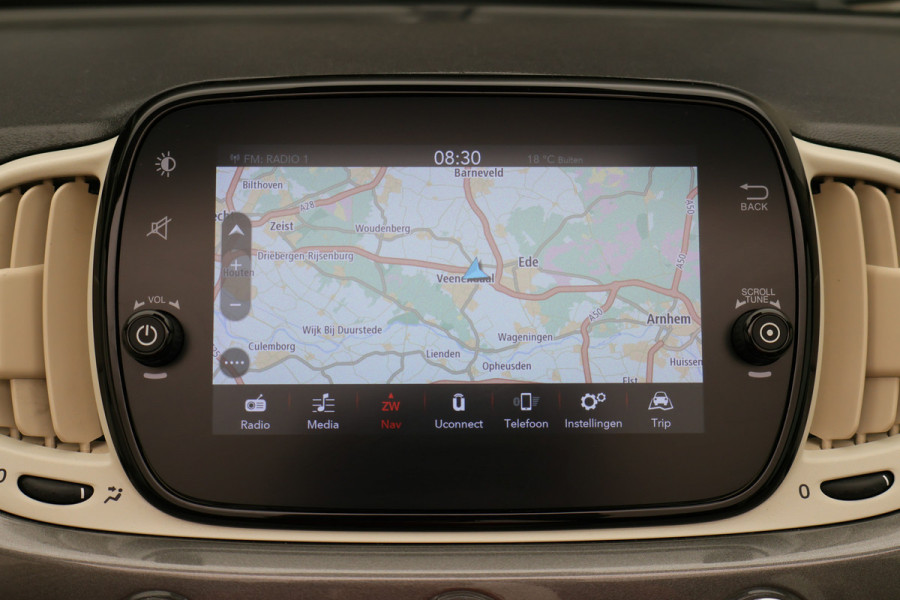 Fiat 500C 1.0 Hybrid Dolcevita Climate, Cruise, Apple Carplay, PDC, 16"