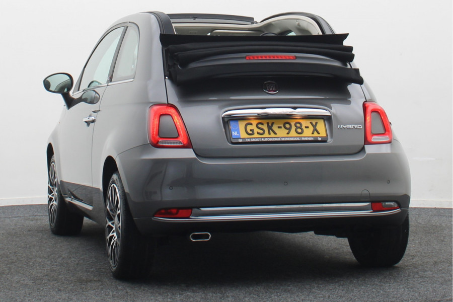 Fiat 500C 1.0 Hybrid Dolcevita Climate, Cruise, Apple Carplay, PDC, 16"
