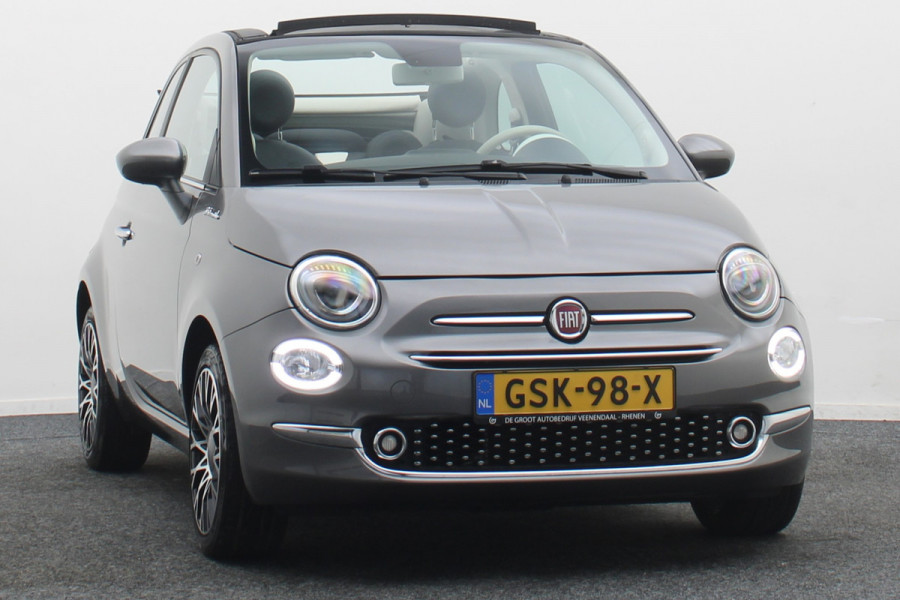 Fiat 500C 1.0 Hybrid Dolcevita Climate, Cruise, Apple Carplay, PDC, 16"