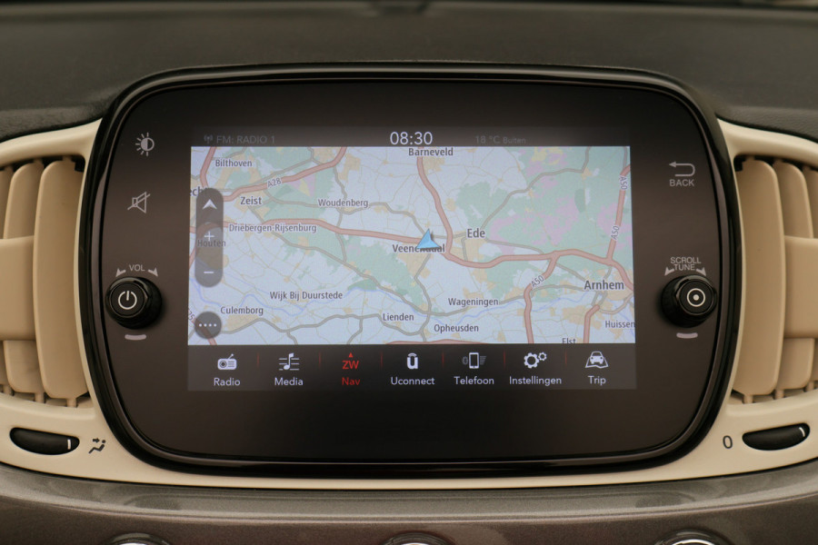 Fiat 500C 1.0 Hybrid Dolcevita Climate, Cruise, Apple Carplay, PDC, 16"