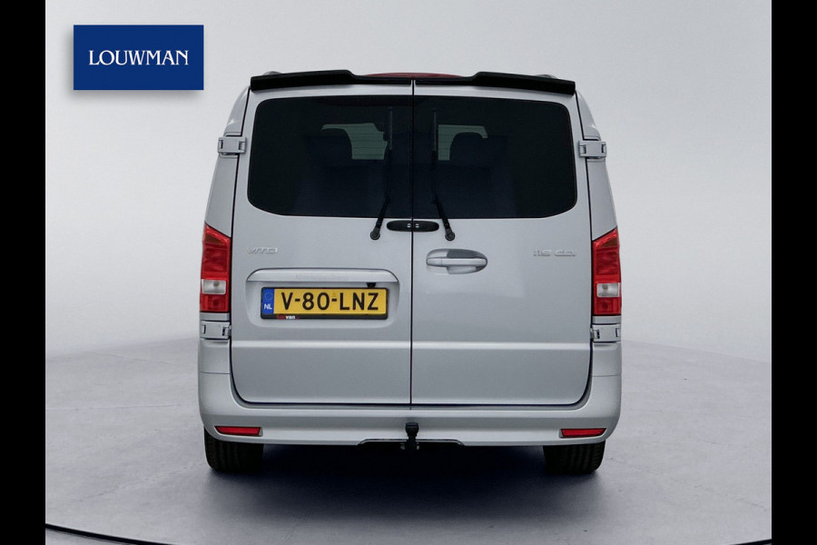 Mercedes-Benz Vito 119 CDI Pro DC Extra lang 19 Inch Lichtmetaal Dubbele cabine Sidebars Dubbele Schuifdeur Multibeam LED Trekhaak Achteruitrijcame