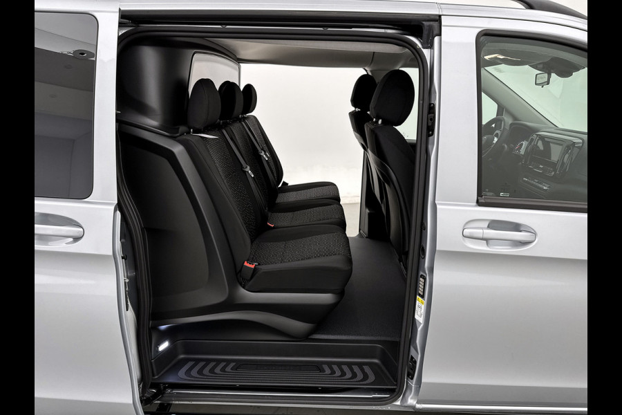 Mercedes-Benz Vito 119 CDI Pro DC Extra lang 19 Inch Lichtmetaal Dubbele cabine Sidebars Dubbele Schuifdeur Multibeam LED Trekhaak Achteruitrijcame