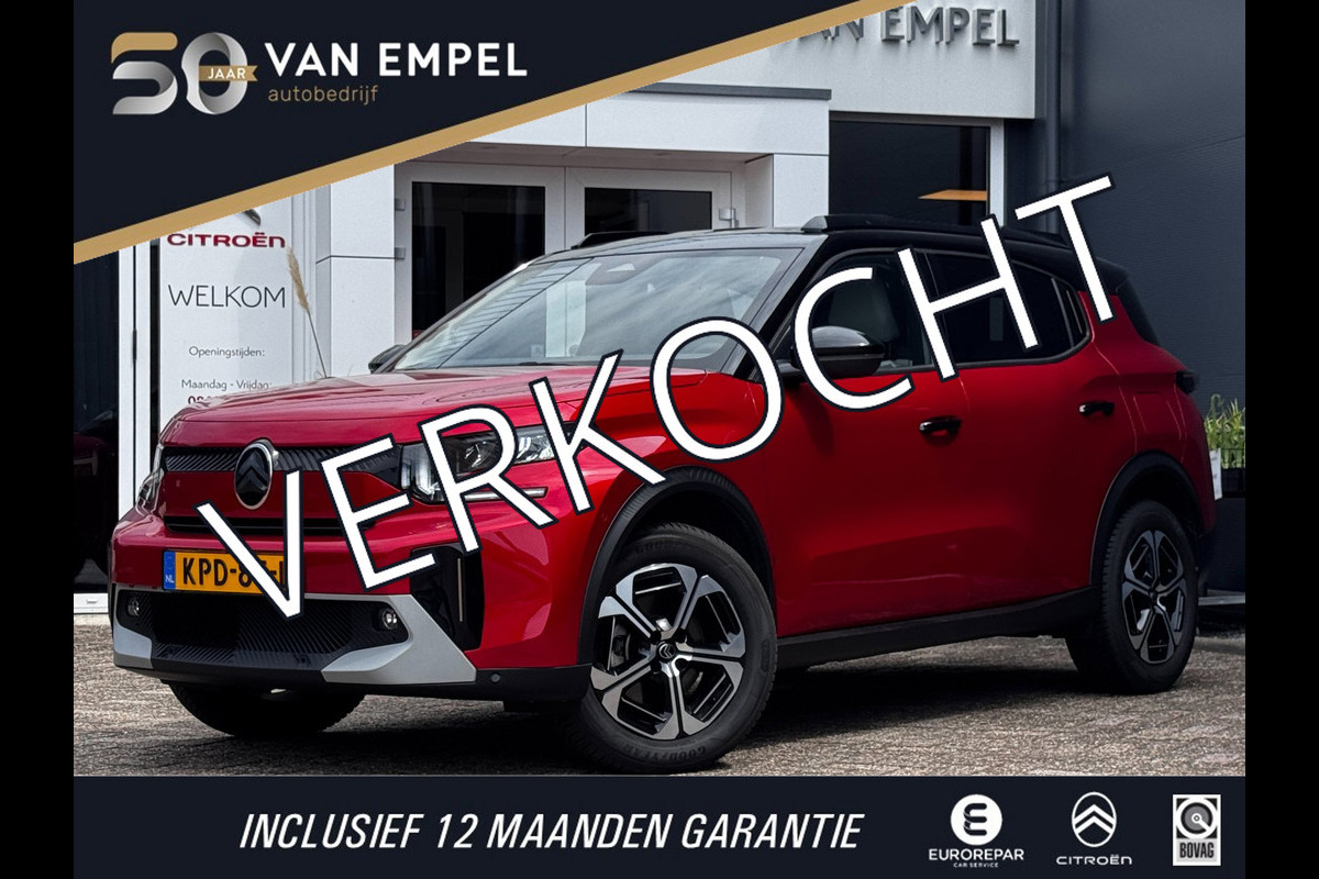 Citroën C3 Aircross 1.2 Hybrid 145pk Max | Camera | PDC voor + achter | Stoel + Stuurverwarming | Adaptive Cruise