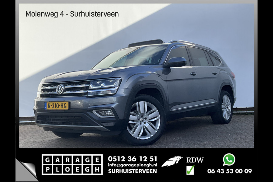 Volkswagen Touareg 7-Pers Teramont 3.6 VR6 277pk Pano Memory Stoelverw+Ventilatie 360° Leer BOMVOL!