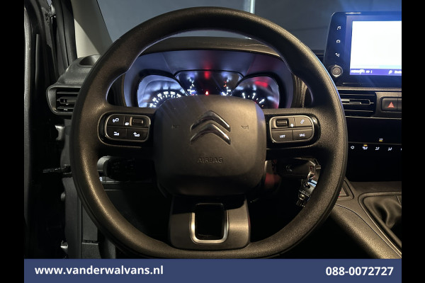 Citroën Berlingo 1.6 BlueHDI 100pk L1H1 Euro6 Airco | Navigatie | Apple Carplay | Cruisecontrol | Sidebars Dakdragers, Android Auto, Parkeersensoren, Zijdeur