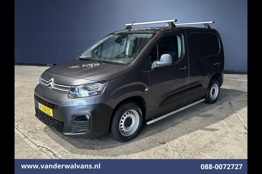 Citroën Berlingo 1.6 BlueHDI 100pk L1H1 Euro6 Airco | Navigatie | Apple Carplay | Cruisecontrol | Sidebars Dakdragers, Android Auto, Parkeersensoren, Zijdeur