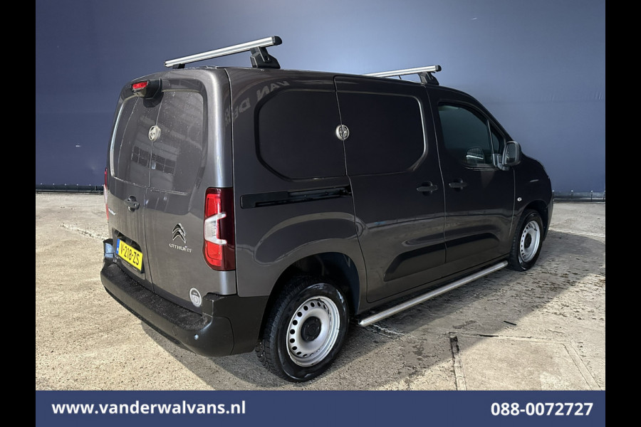 Citroën Berlingo 1.6 BlueHDI 100pk L1H1 Euro6 Airco | Navigatie | Apple Carplay | Cruisecontrol | Sidebars Dakdragers, Android Auto, Parkeersensoren, Zijdeur