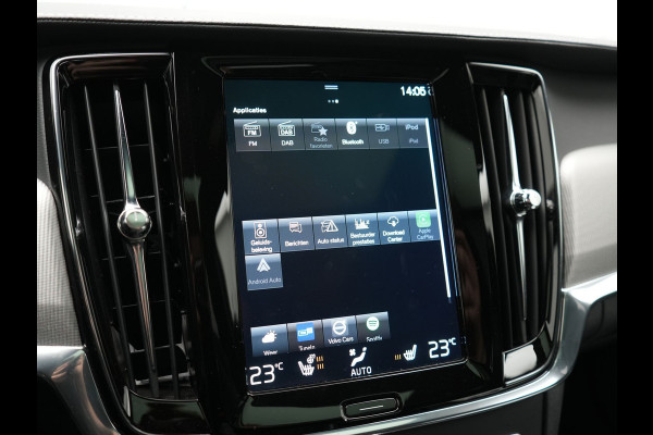 Volvo V90 T8 AWD Twin Engine R-Design Polestar Engineerd PHEV 407pk Dealer O.H. | Trekhaak Af Fabriek | Four C Luchtvering | Panodak | Head Up | Adaptive Cruise | Bowers & Wilkins | 360 Camera | Alcantara Sportstoelen Memory & Verwarmd | Stuur Verwarmd | Apple Carplay |  20"L.M | Plug In Hybrid |