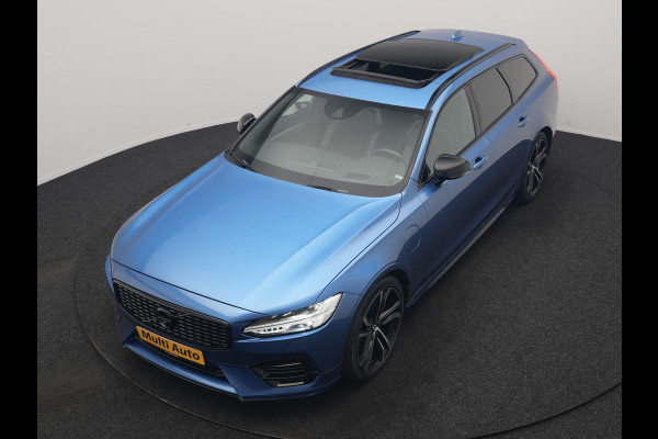 Volvo V90 T8 AWD Twin Engine R-Design Polestar Engineerd PHEV 407pk Dealer O.H. | Trekhaak Af Fabriek | Four C Luchtvering | Panodak | Head Up | Adaptive Cruise | Bowers & Wilkins | 360 Camera | Alcantara Sportstoelen Memory & Verwarmd | Stuur Verwarmd | Apple Carplay |  20"L.M | Plug In Hybrid |