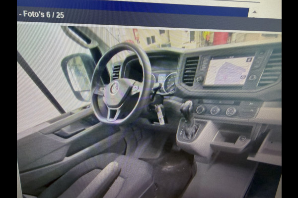 Volkswagen Crafter 35 2.0 TDI 140pk automaat L3H3 ( L2H2 ) Comfortline / euro 6 / bpm vrij / lease vanaf € 407 / vaste prijs rijklaar € 24.950 ex btw / dubbele schuifdeur / airco / cruise / camera !