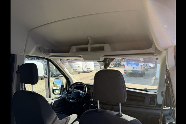 Ford Transit 350 2.0 TDCI 170pk L3H2 DC 5 persoons Trend / vaste prijs rijklaar € 25.950 ex btw / euro 6 / bpm vrij / lease vanaf € 424 / raptor grille / blauw metallic / trekhaak 2500 kg