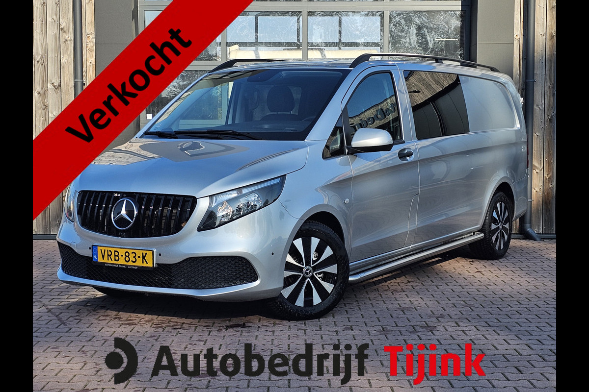 Mercedes-Benz Vito 116 CDI ExtraLang DC | Automaat | Navi | Trekhaak | Sidebars | Achterdeuren | Leder | LMV |