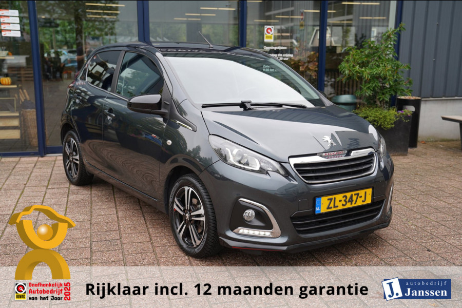 Peugeot 108 1.0 e-VTi GT-Line|Prijs rijklaar incl. 12 mnd garantie| Camera Carplay Airco LMV Bluetooth Keyless entry + start
