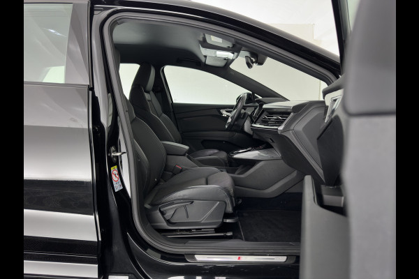 Audi Q4 e-tron 40 S edition 77 kWh (3-Fase-11kW) (INCL.BTW) *HEAT-PUMP | LEATHER-FABRIC | MATRIX-LED | ADAPTIVE-CRUISE | CAMERA | DIGI-COCKPIT | KEYLESS | AMBIENT-LIGHT | AUDI-SOUND | NAVI-FULLMAP | PRIVACY-GLASS | ECC | PDC | 20''ALU*