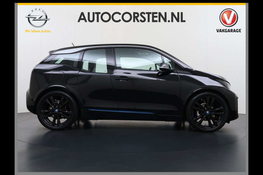 BMW i3 120Ah 42 kWh Warmtepomp Sportpakket Leer Navi Ecc Pdc Tel. Usb 20'LM CruiseControl Stoelverw. KeylessStart Isofix Led Aut.Verlichting Elek.Ramen Comfort pakket