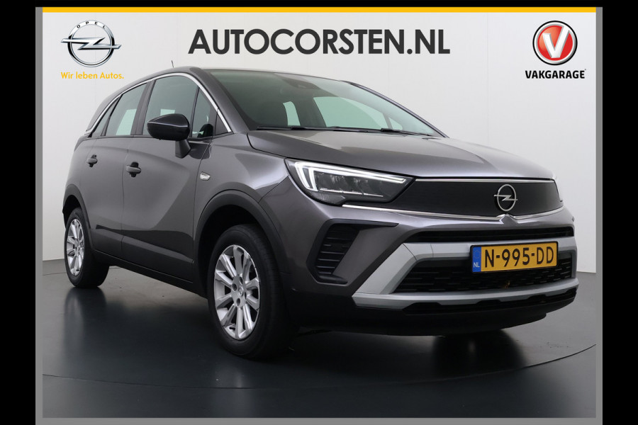 Opel Crossland 1.2T 111pk Camera Apple/Android CruiseControl Pdc Bordherk. Lane-dep. Led Aut.Verlichting Isofix Tel. Ecc Elek.Ramen/Spiegels 16''LM Nieuw Model! 1.2 Turbo Elegance NL-auto!