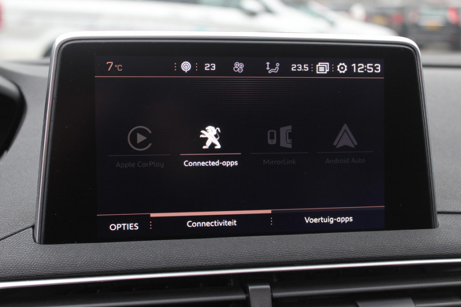 Peugeot 5008 1.2 PureTech Blue Lease Premium 7p. / 1e Eign. / Camera / Leder / CarPlay / 19'' / Elektr. best.stoel / Stoelverwarming / DAB / Cruise Control