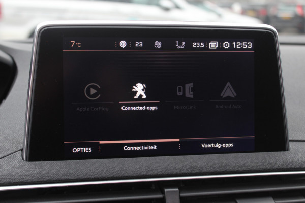 Peugeot 5008 1.2 PureTech Blue Lease Premium 7p. / 1e Eign. / Camera / Leder / CarPlay / 19'' / Elektr. best.stoel / Stoelverwarming / DAB / Cruise Control