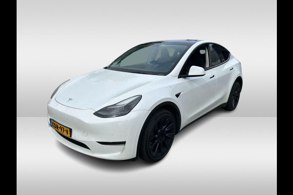 Tesla Model Y Long Range AWD 75 kWh / Autopilot / Panoramadak / Camera / 20'' / Keyless / Leder / Dodehoek / Navigatie / Stoelverwarming