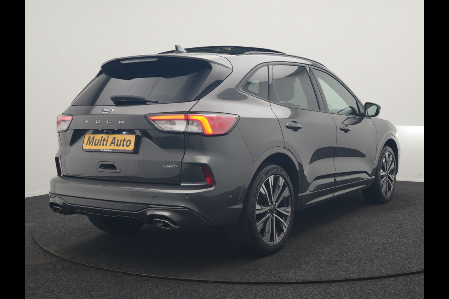 Ford Kuga 2.5 PHEV ST-Line X 225pk Dealer O.H. | SOH 89,8% | Trekhaak Af Fabriek | Panodak | Adaptive Cruise | Head Up | 360 Camera | Bang & Olufsen Audio | Alcantara Sportstoelen & Stuur Verwarmd | Keyless | BLIS | Apple Carplay | 20"L.M | Plug In Hybrid |