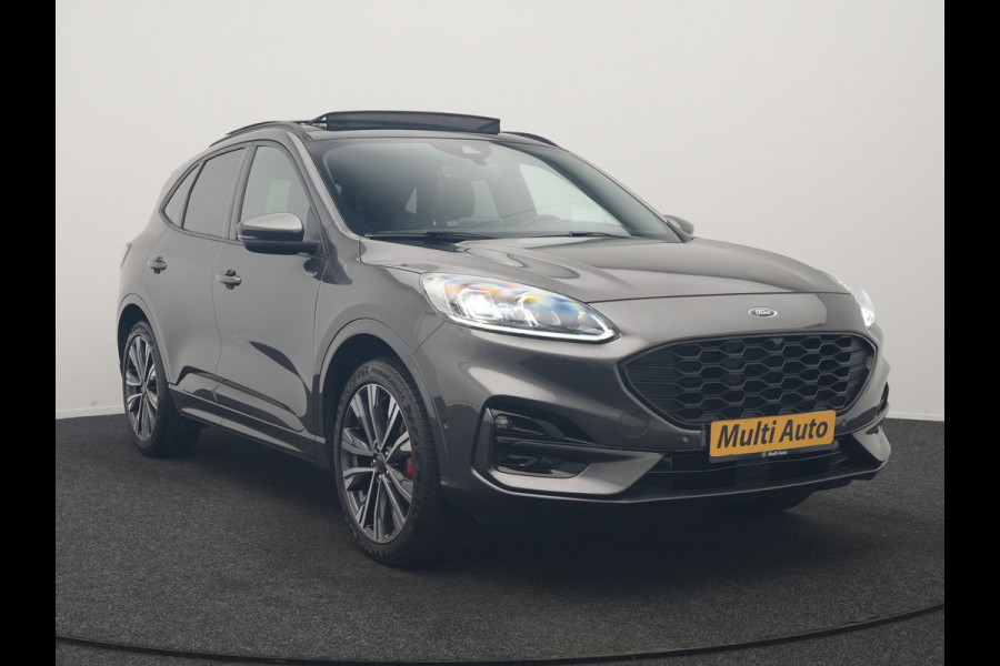 Ford Kuga 2.5 PHEV ST-Line X 225pk Dealer O.H. | SOH 89,8% | Trekhaak Af Fabriek | Panodak | Adaptive Cruise | Head Up | 360 Camera | Bang & Olufsen Audio | Alcantara Sportstoelen & Stuur Verwarmd | Keyless | BLIS | Apple Carplay | 20"L.M | Plug In Hybrid |