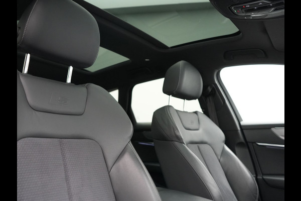 Audi A6 Avant 55 TFSI e Quattro 2x S Line PHEV 367pk Dealer O.H. | Trekhaak Af Fabriek | Panodak | Matrix LED | Alcantara Sportstoelen Memory & Verwarmd | Camera | Keyless | 20"L.M | Navigatie | DAB | Cruise Control | Plug In Hybrid |