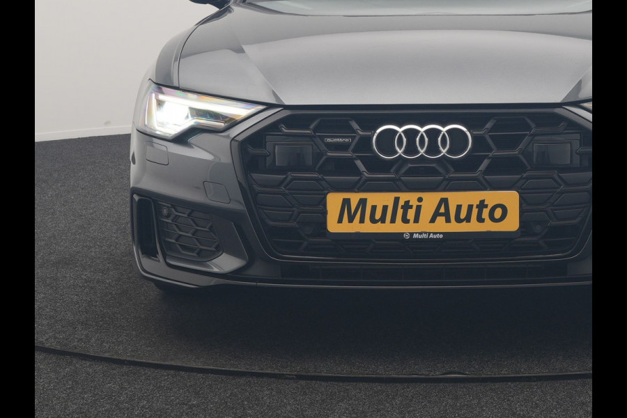Audi A6 Avant 55 TFSI e Quattro 2x S Line PHEV 367pk Dealer O.H. | Trekhaak Af Fabriek | Panodak | Matrix LED | Alcantara Sportstoelen Memory & Verwarmd | Camera | Keyless | 20"L.M | Navigatie | DAB | Cruise Control | Plug In Hybrid |