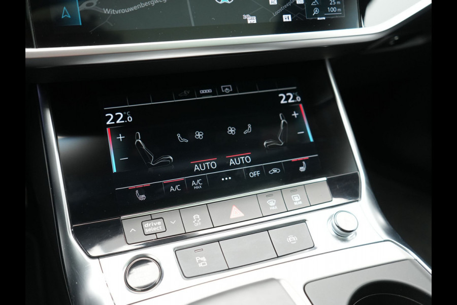 Audi A6 Avant 55 TFSI e Quattro 2x S Line PHEV 367pk Dealer O.H. | Trekhaak Af Fabriek | Panodak | Matrix LED | Alcantara Sportstoelen Memory & Verwarmd | Camera | Keyless | 20"L.M | Navigatie | DAB | Cruise Control | Plug In Hybrid |