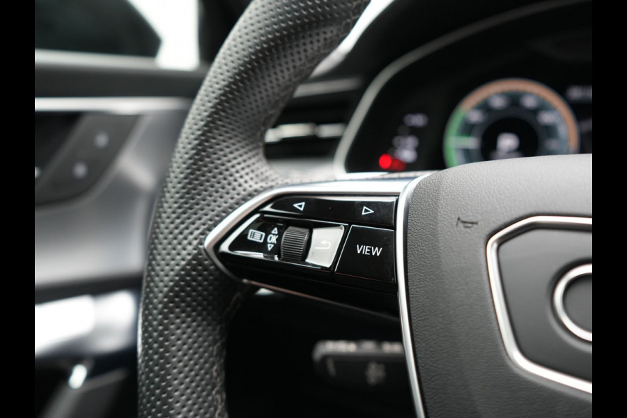 Audi A6 Avant 55 TFSI e Quattro 2x S Line PHEV 367pk Dealer O.H. | Trekhaak Af Fabriek | Panodak | Matrix LED | Alcantara Sportstoelen Memory & Verwarmd | Camera | Keyless | 20"L.M | Navigatie | DAB | Cruise Control | Plug In Hybrid |