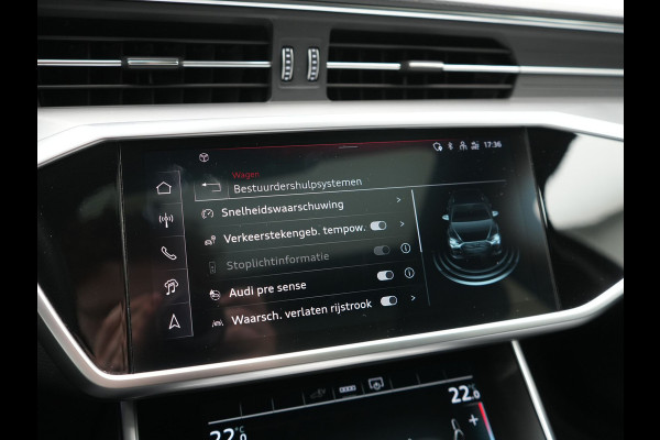 Audi A6 Avant 55 TFSI e Quattro 2x S Line PHEV 367pk Dealer O.H. | Trekhaak Af Fabriek | Panodak | Matrix LED | Alcantara Sportstoelen Memory & Verwarmd | Camera | Keyless | 20"L.M | Navigatie | DAB | Cruise Control | Plug In Hybrid |