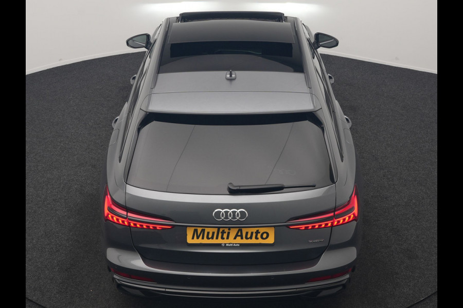 Audi A6 Avant 55 TFSI e Quattro 2x S Line PHEV 367pk Dealer O.H. | Trekhaak Af Fabriek | Panodak | Matrix LED | Alcantara Sportstoelen Memory & Verwarmd | Camera | Keyless | 20"L.M | Navigatie | DAB | Cruise Control | Plug In Hybrid |