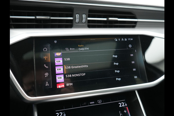 Audi A6 Avant 55 TFSI e Quattro 2x S Line PHEV 367pk Dealer O.H. | Trekhaak Af Fabriek | Panodak | Matrix LED | Alcantara Sportstoelen Memory & Verwarmd | Camera | Keyless | 20"L.M | Navigatie | DAB | Cruise Control | Plug In Hybrid |