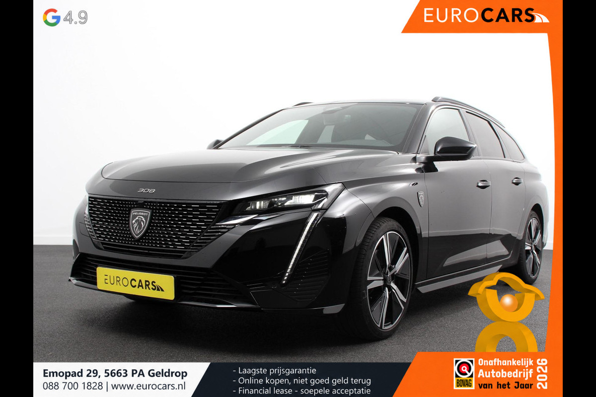 Peugeot 308 1.2 PureTech 130pk Automaat GT SW Climate control Adaptive cruise control Parkeersensoren Achteruitrijcamera Navigatie Voorstoelen verwarmd LED Apple Carplay/ Android Auto