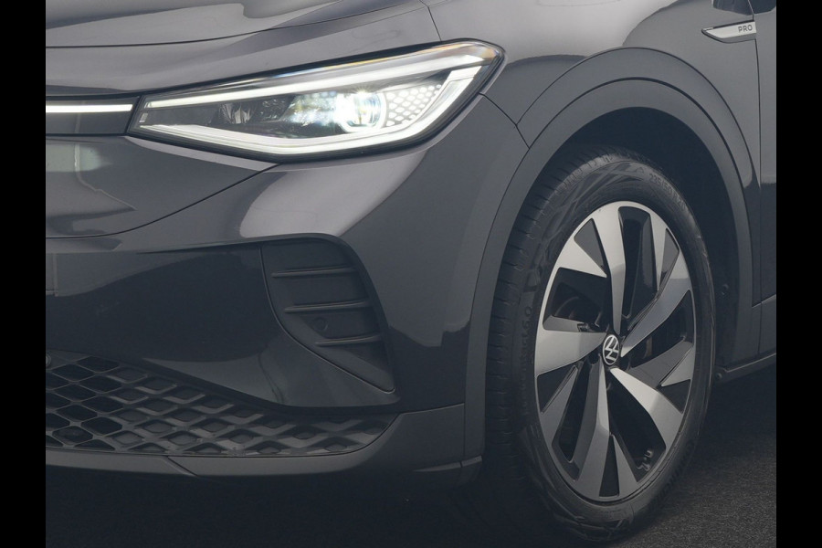 Volkswagen ID.4 Tech 77 kWh 204pk Dealer O.H. | Panodak | Adaptive Cruise | Head Up | 360 Camera | Warmtepomp | IQ Light | Alcantara Sportstoelen Memory & Massage | Stoelen & Stuur Verwarmd | Sfeerverlichting | Keyless | BLIS | 20"L.M |