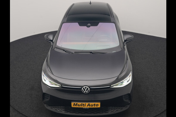 Volkswagen ID.4 Tech 77 kWh 204pk Dealer O.H. | Panodak | Adaptive Cruise | Head Up | 360 Camera | Warmtepomp | IQ Light | Alcantara Sportstoelen Memory & Massage | Stoelen & Stuur Verwarmd | Sfeerverlichting | Keyless | BLIS | 20"L.M |
