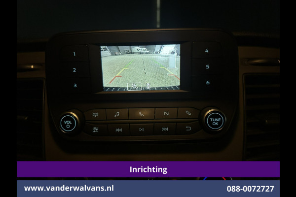 Ford Transit Custom 2.0 TDCI L1H1 Inrichting Euro6 Airco | Camera | LED | Cruisecontrol | Verwarmde voorruit Parkeersensoren, Bijrijdersbank, 2500kg trekvermogen