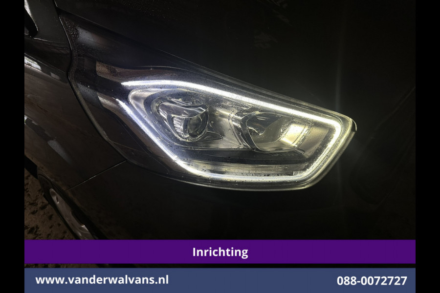 Ford Transit Custom 2.0 TDCI L1H1 Inrichting Euro6 Airco | Camera | LED | Cruisecontrol | Verwarmde voorruit Parkeersensoren, Bijrijdersbank, 2500kg trekvermogen