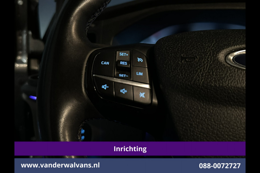 Ford Transit Custom 2.0 TDCI L1H1 Inrichting Euro6 Airco | Camera | LED | Cruisecontrol | Verwarmde voorruit Parkeersensoren, Bijrijdersbank, 2500kg trekvermogen