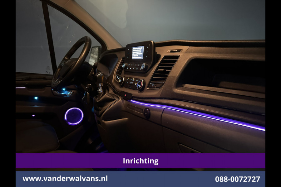 Ford Transit Custom 2.0 TDCI L1H1 Inrichting Euro6 Airco | Camera | LED | Cruisecontrol | Verwarmde voorruit Parkeersensoren, Bijrijdersbank, 2500kg trekvermogen