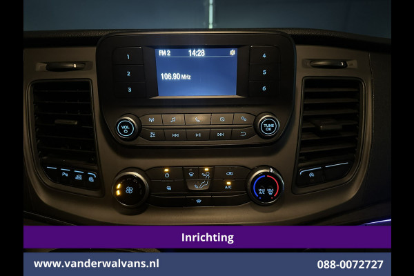 Ford Transit Custom 2.0 TDCI L1H1 Inrichting Euro6 Airco | Camera | LED | Cruisecontrol | Verwarmde voorruit Parkeersensoren, Bijrijdersbank, 2500kg trekvermogen