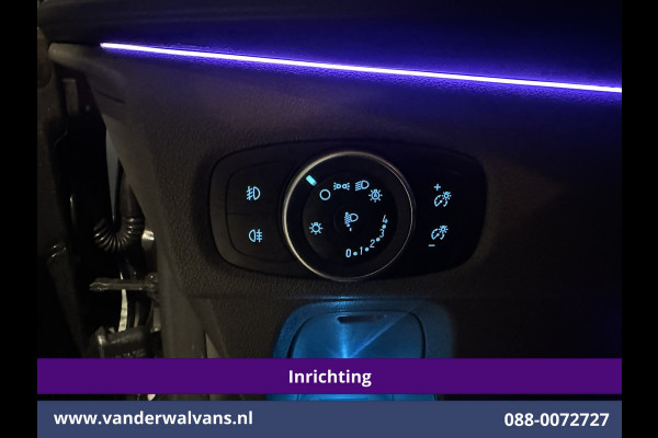 Ford Transit Custom 2.0 TDCI L1H1 Inrichting Euro6 Airco | Camera | LED | Cruisecontrol | Verwarmde voorruit Parkeersensoren, Bijrijdersbank, 2500kg trekvermogen